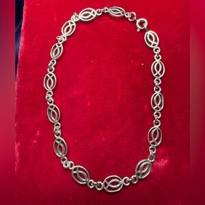 Ankle Bracelet 925 Sterling Silver Link Fish Pisces Design